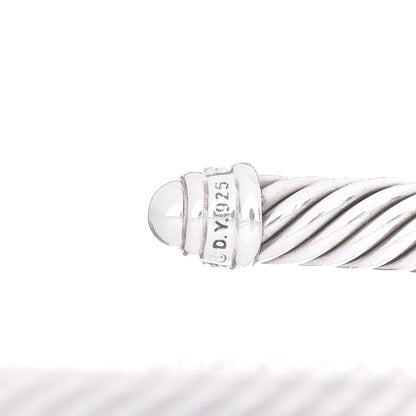 David Yurman Sterling Silver Diamond 5mm Cable Classics Dome Bracelet 4 of 4
