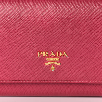 Prada Saffiano Metal Wristlet Wallet 6 of 9