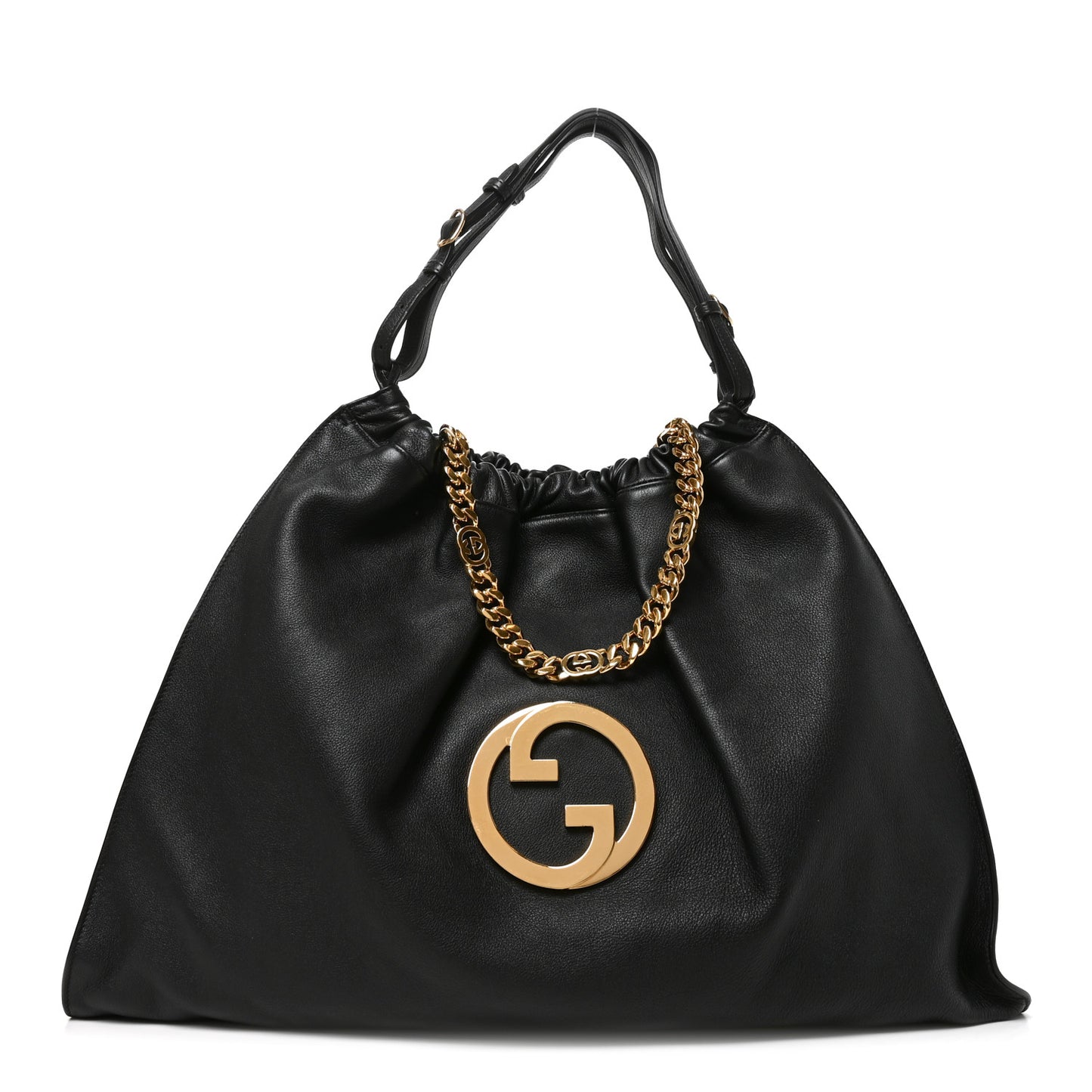 Calfskin Large Blondie Tote  Black