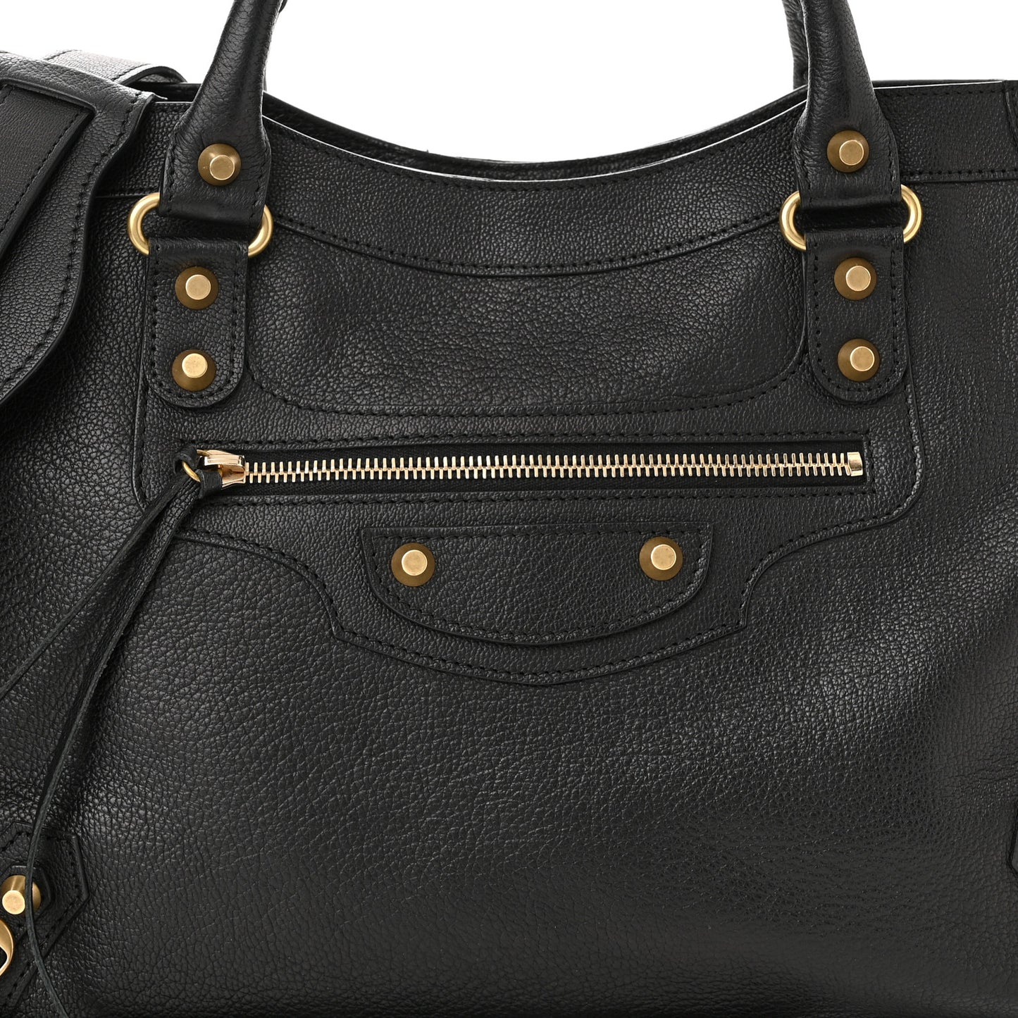 Agneau Classic Silver Hardware City Black