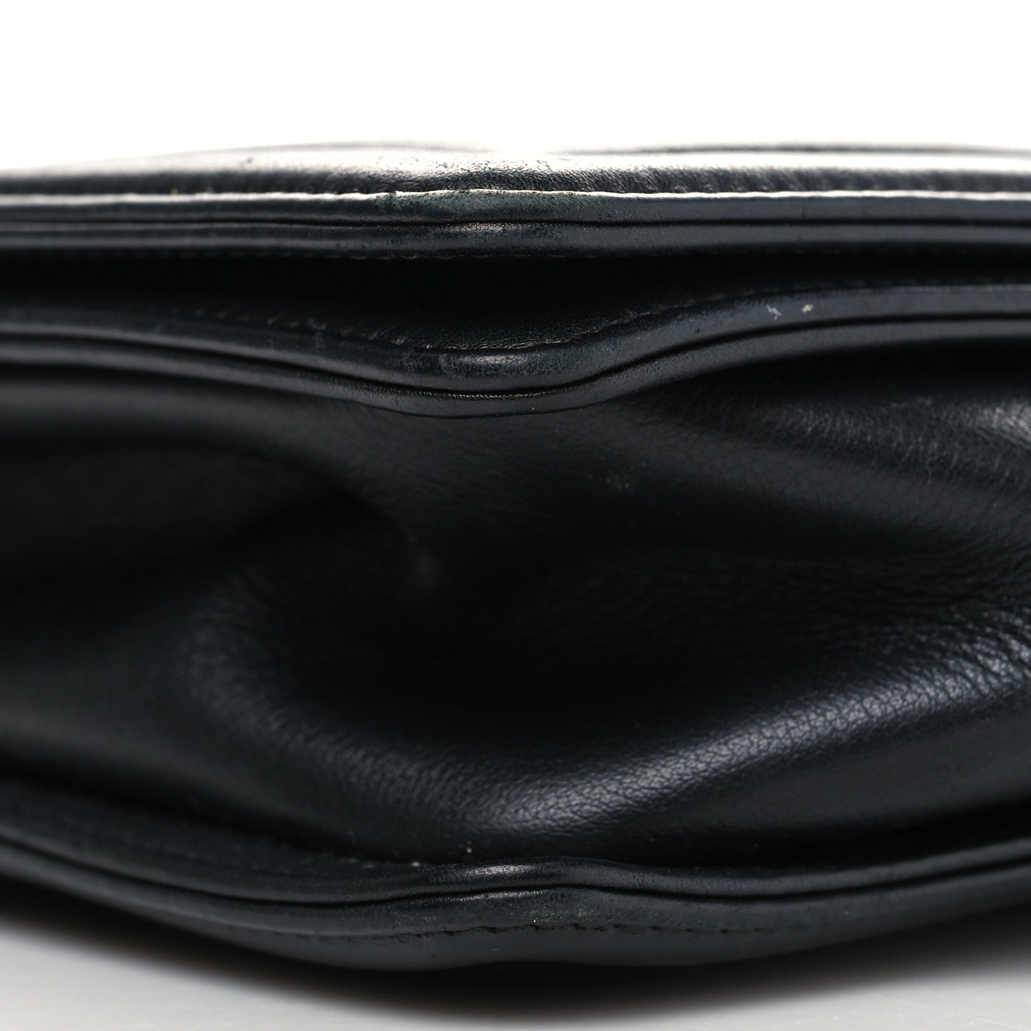 Calfskin Quilted New Medium Boy Flap Black