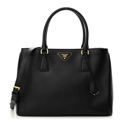 Prada Saffiano Lux Medium Tote Black 1 of 11
