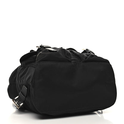 Prada Tessuto Nylon Saffiano Small Backpack Black 4 of 10