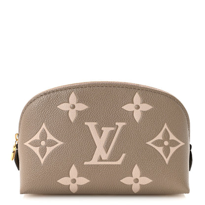 Louis Vuitton Empreinte Monogram Giant Cosmetic Pouch PM Tourterelle Crème 1 of 6