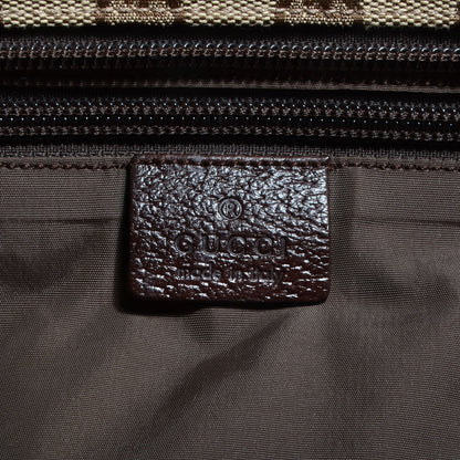 Gucci Monogram Web Large Diaper Tote Brown 7 of 9