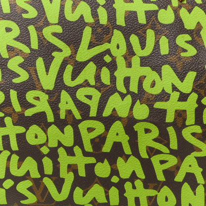 Louis Vuitton Monogram Graffiti Speedy 30 Green 11 of 15