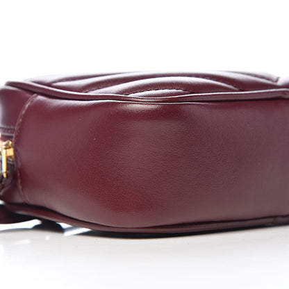 Saint Laurent Calfskin Matelasse Monogram Lou Belt Bag Dark Legion Red 8 of 10