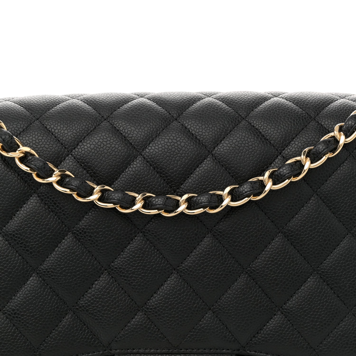 Chanel Caviar Quilted Maxi Single Flap Black 8 of 11