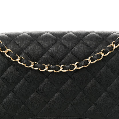 Chanel Caviar Quilted Maxi Single Flap Black 8 of 11