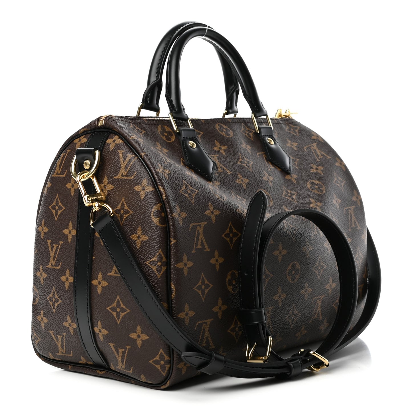 Monogram My World Tour Speedy Bandouliere 30 Black