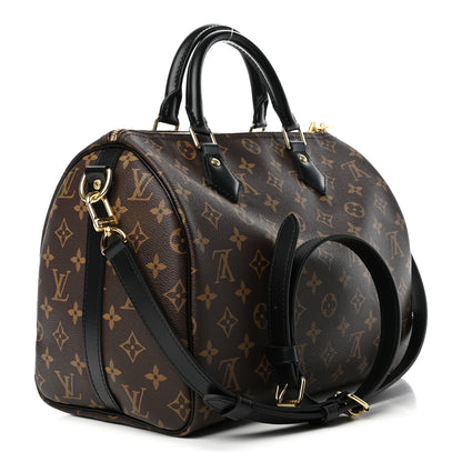 Louis Vuitton Monogram My World Tour Speedy Bandouliere 30 Black 2 of 5
