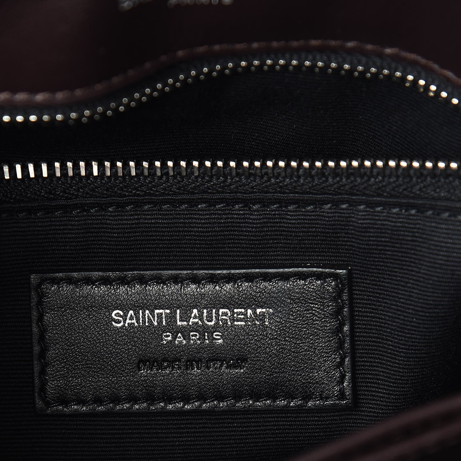 Saint Laurent Calfskin Y Quilted Monogram Toy Loulou Crossbody Bag Black Tulipe 6 of 11