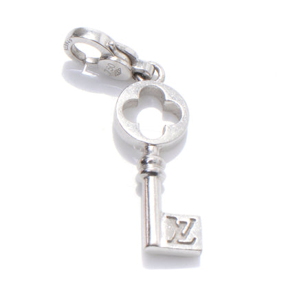 Louis Vuitton 18k White Gold Key Charm 2 of 3