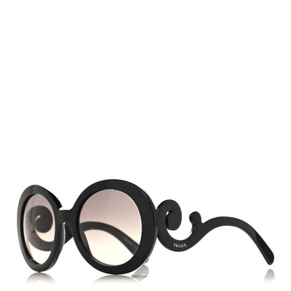 Prada Baroque Sunglasses SPR 27N Black 1 of 6