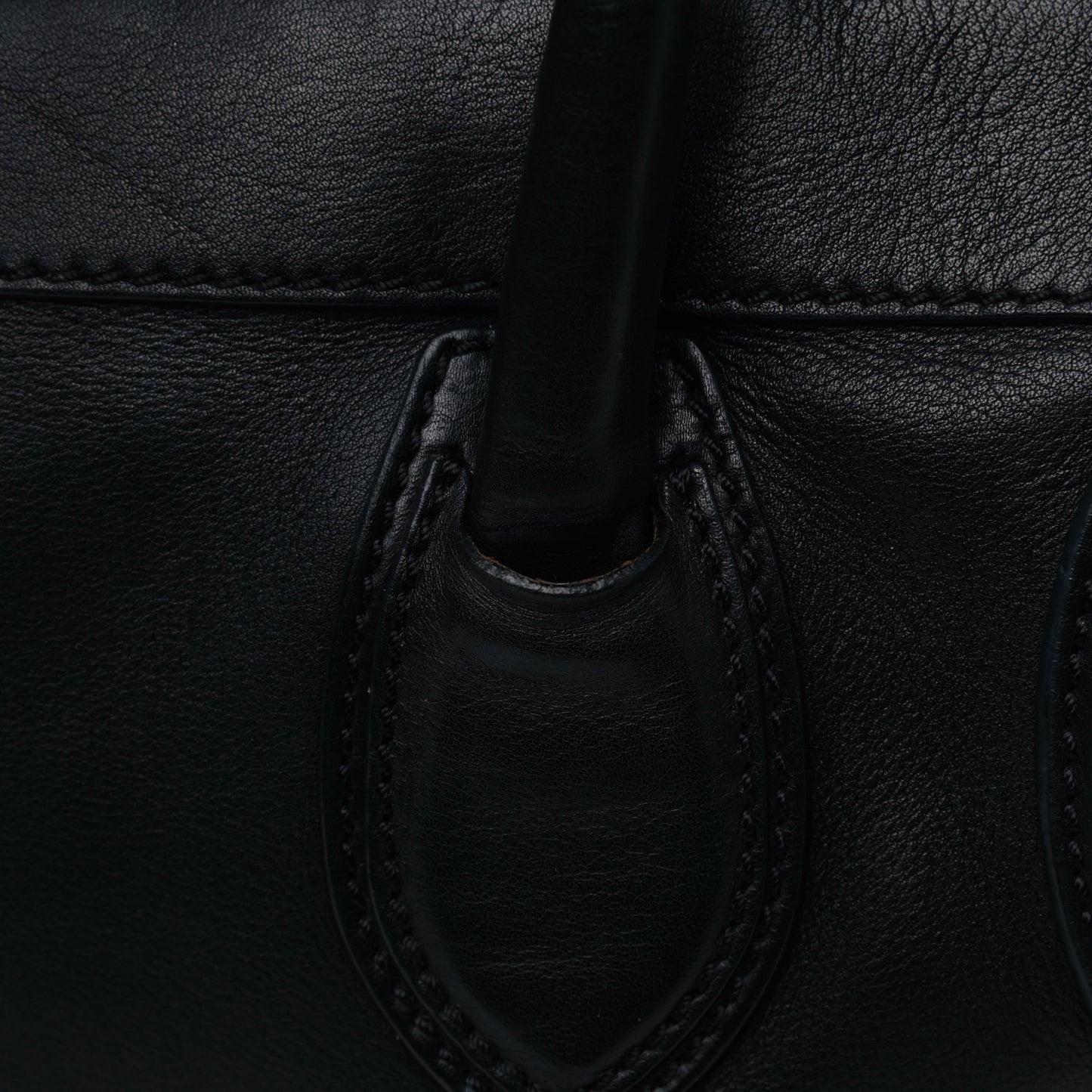 Smooth Calfskin Mini Luggage Black