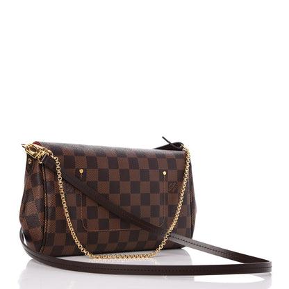 Louis Vuitton Damier Ebene Favorite MM 3 of 9