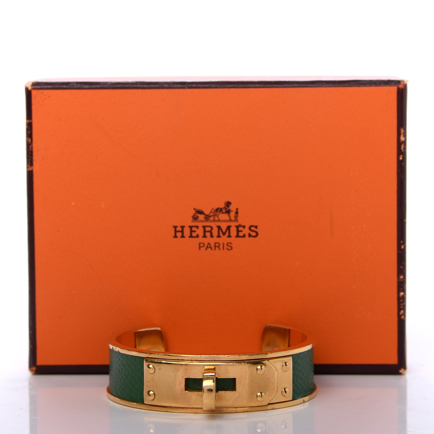 Hermes Epsom Kelly Cuff Cactus 5 of 5