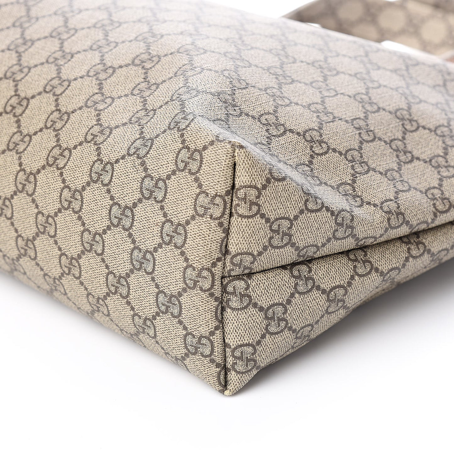 GG Plus Monogram Medium Signature Web Loop Tote Brown