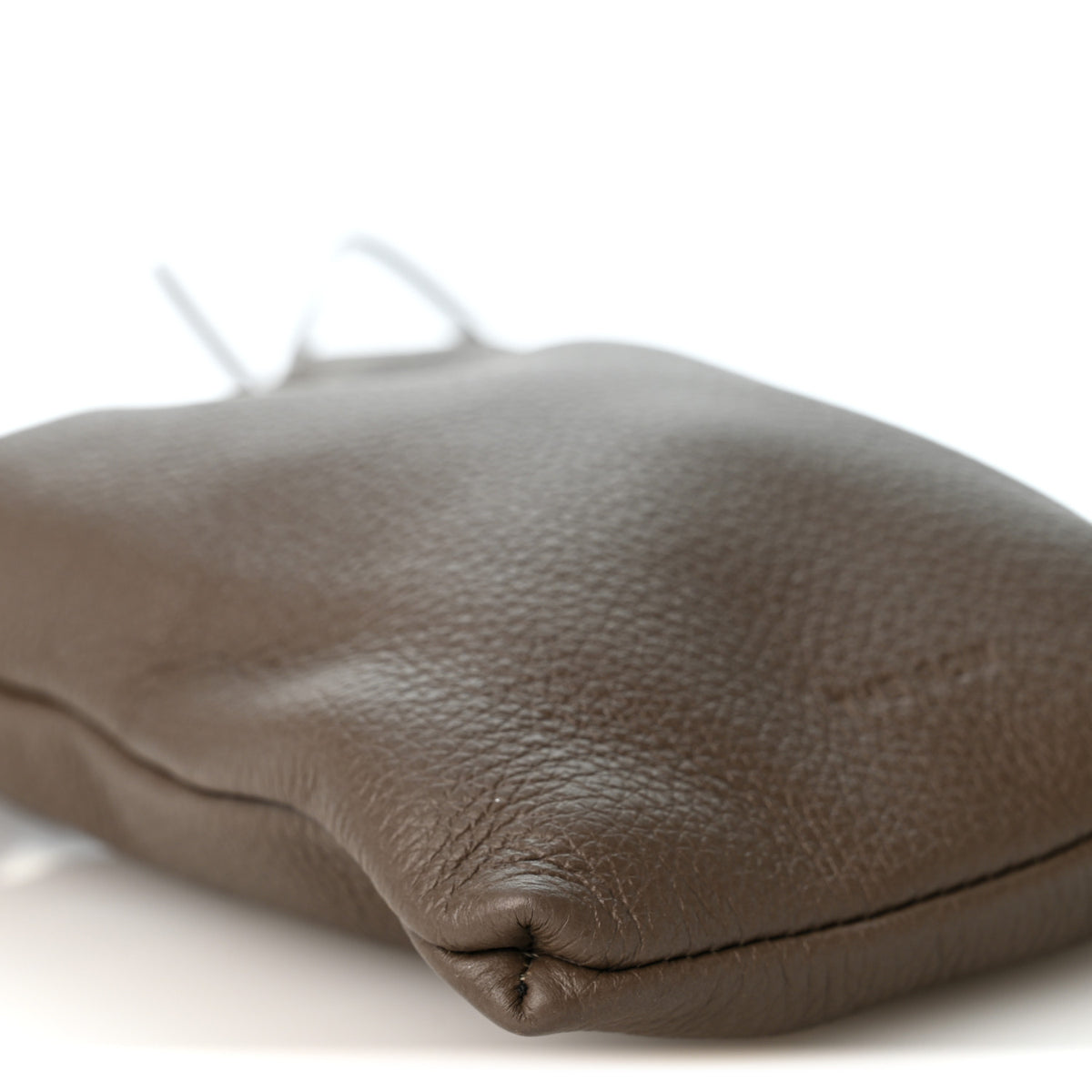 Grained Calfskin Bourse Phone Crossbody Bag  Elephant