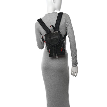 Christian Louboutin Calfskin Spiked Small Explorafunk Backpack Black 2 of 10