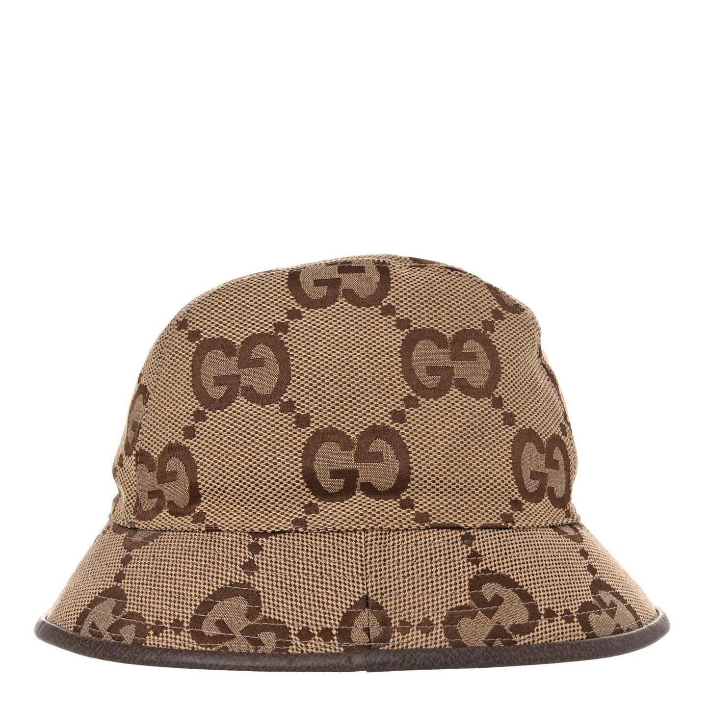 Monogram Jumbo GG Bucket Hat S Camel Ebony New Acero