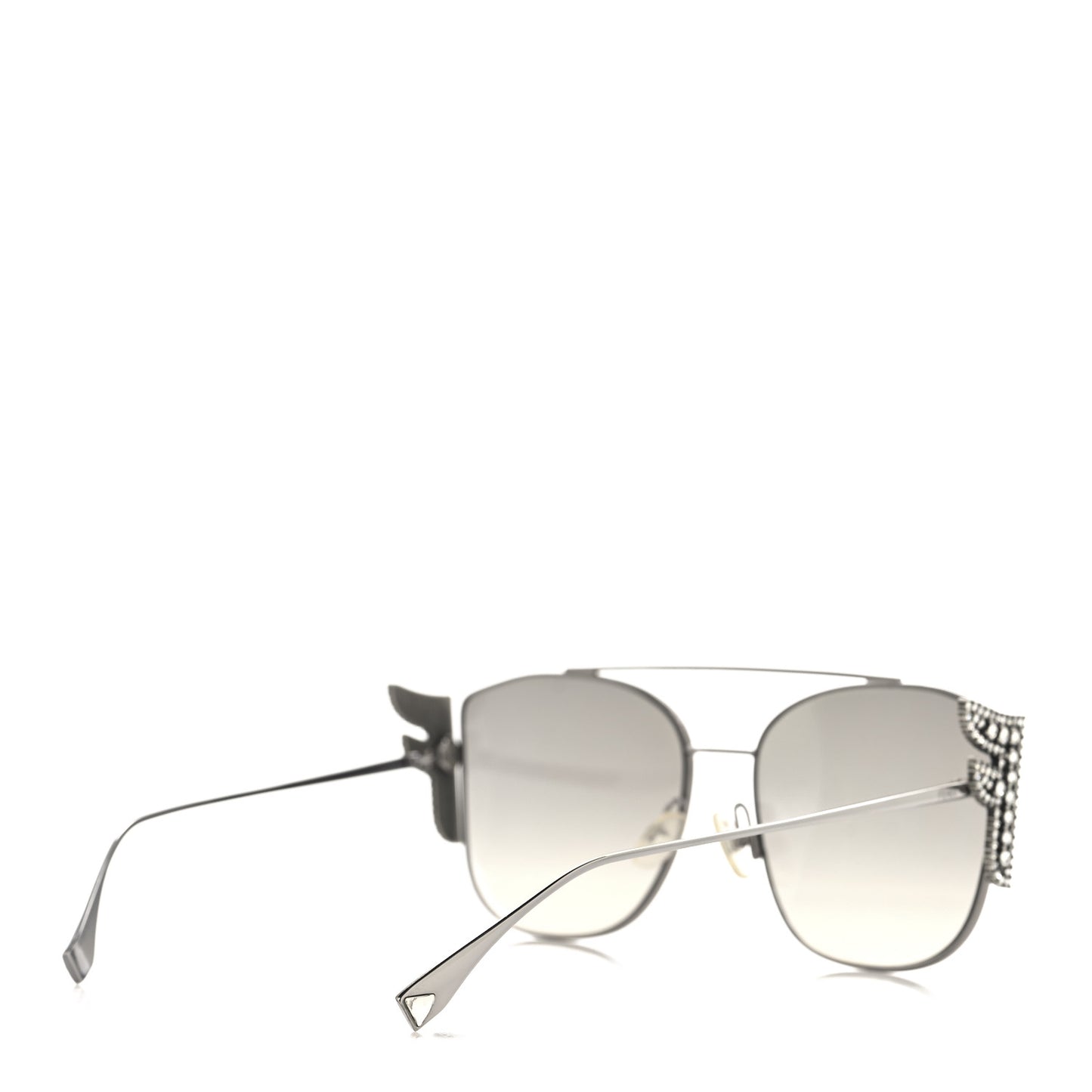 Metal Crystal Freedom Sunglasses FF 0380/G/S Silver