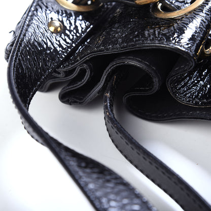 Jimmy Choo Crushed Patent Riki Bag Black 12 of 14