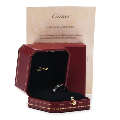 Cartier 18K White Gold 5.5mm LOVE Ring 65 11 5 of 5