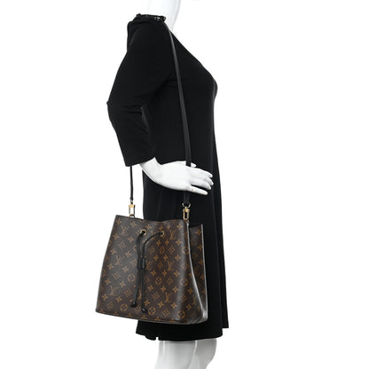 Louis Vuitton Monogram Neonoe MM Black 2 of 12