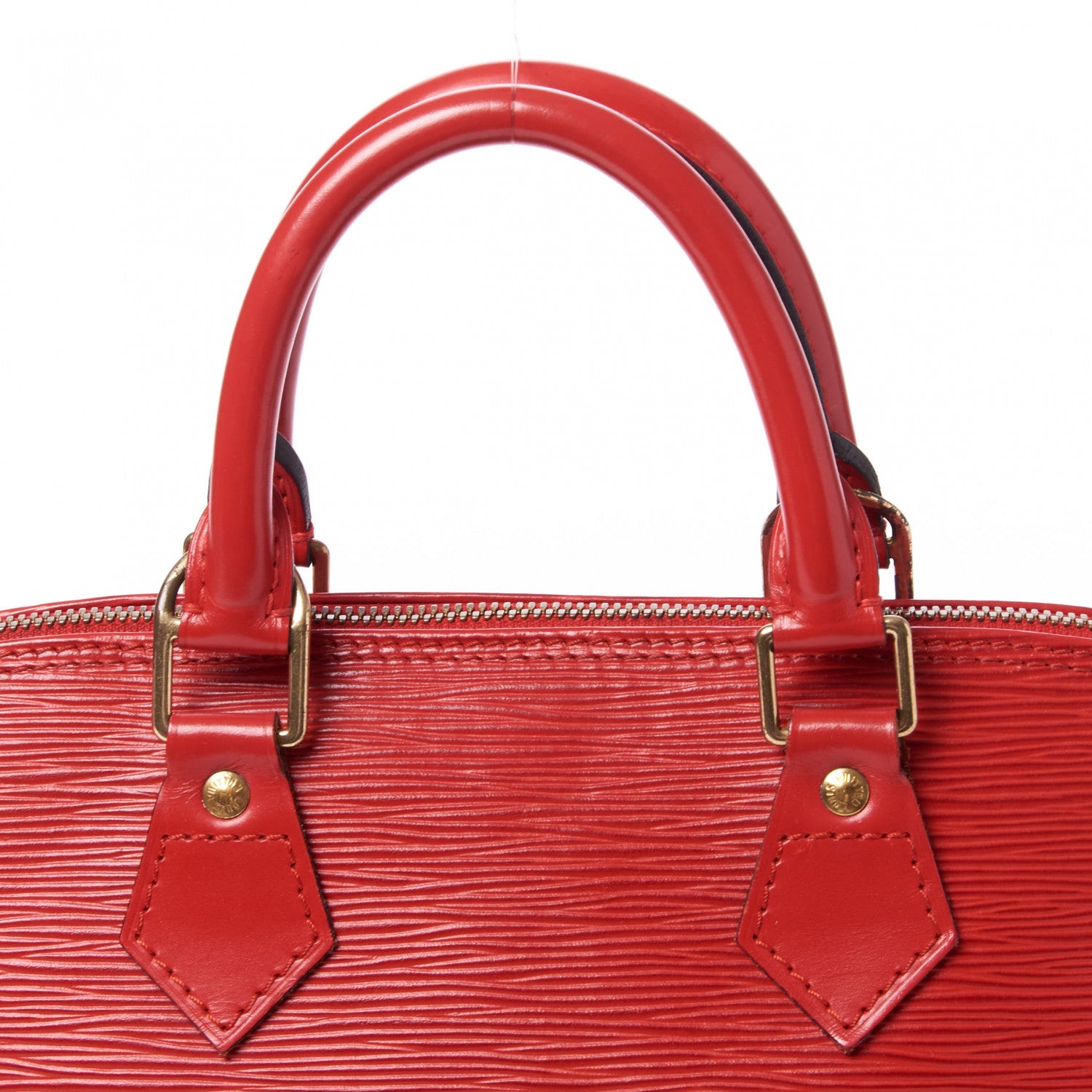 Louis Vuitton Epi Alma PM Castillan Red 10 of 10
