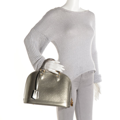 Louis Vuitton Vernis Alma PM Gris Art Deco 2 of 7