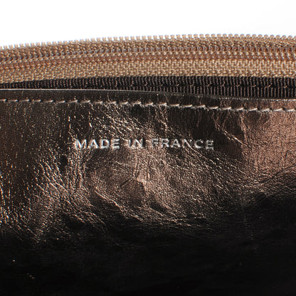 Chanel Calfskin Reissue Wallet On Chain WOC Dark Silver 8 of 10