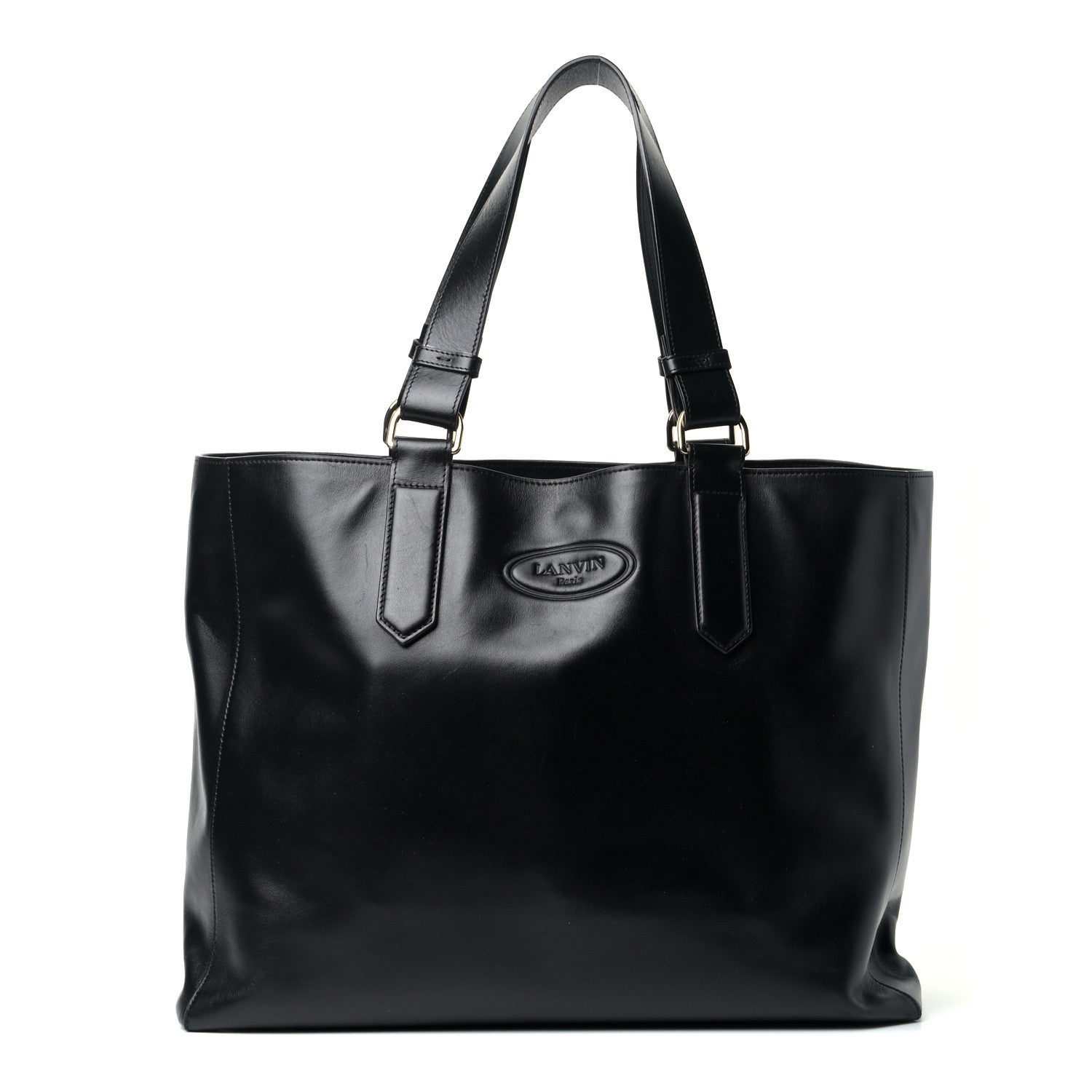 Lanvin Calfskin Shopper Tote Black 1 of 5