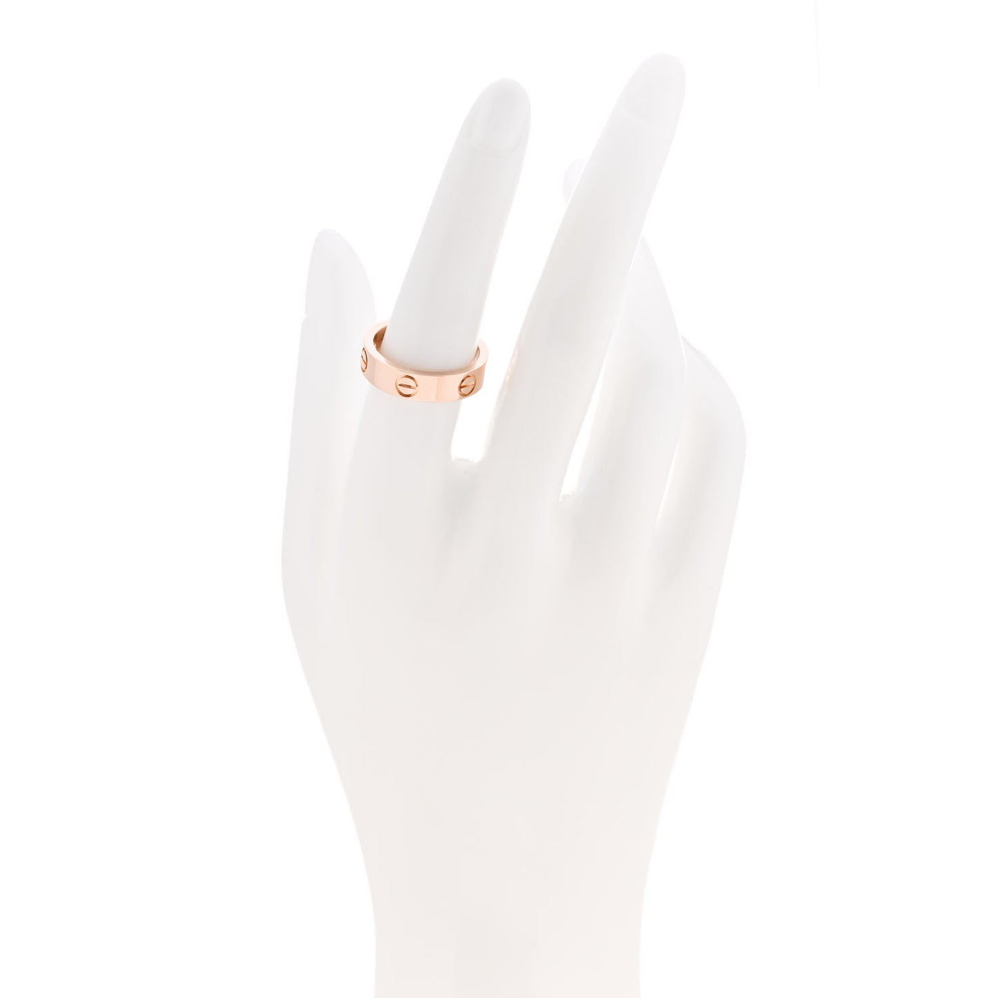 18K Pink Gold 5.5mm LOVE Ring 54 7