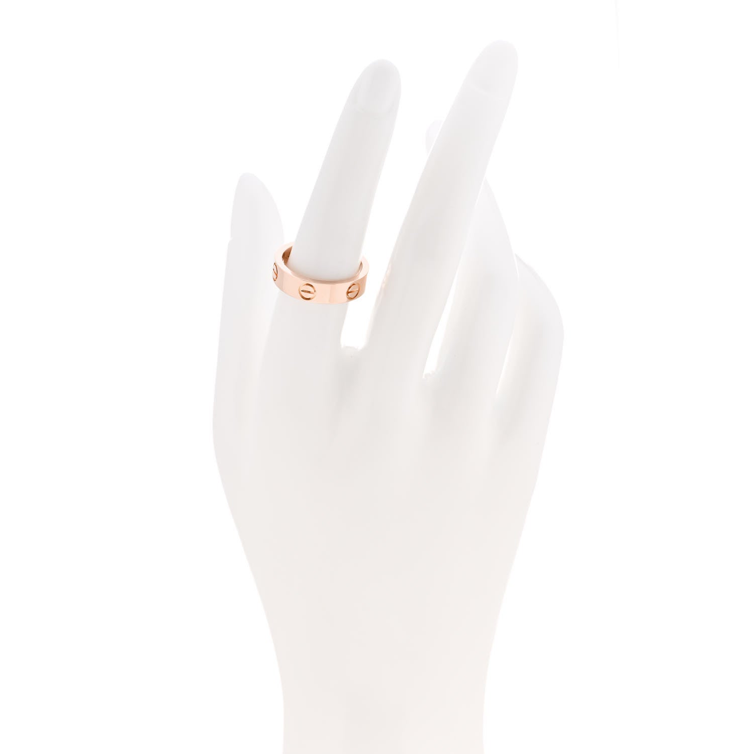 Cartier 18K Pink Gold 5.5mm LOVE Ring 54 7 2 of 4