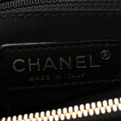 Chanel Calfskin Quilted Small Chain Me Tote Black 6 of 11