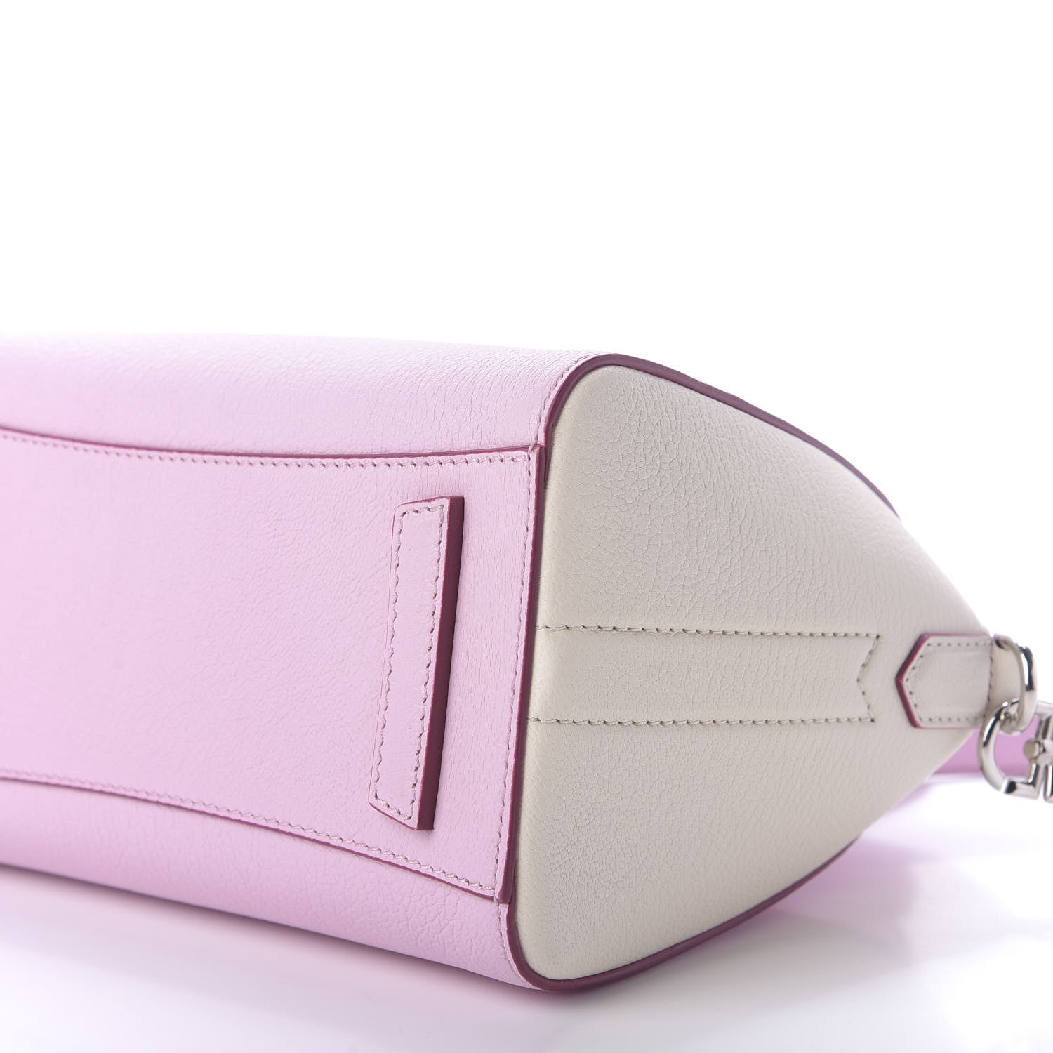 Givenchy Sugar Goatskin Mini Tri-Color Antigona Bright Pink White Fuchsia 7 of 9