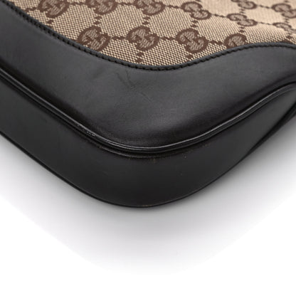 Gucci Monogram Web Jackie O Hobo Dark Brown 11 of 11