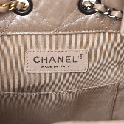 Chanel Iridescent Lambskin Calfskin Small Quilted Gabrielle Backpack Light Pink 6 of 10