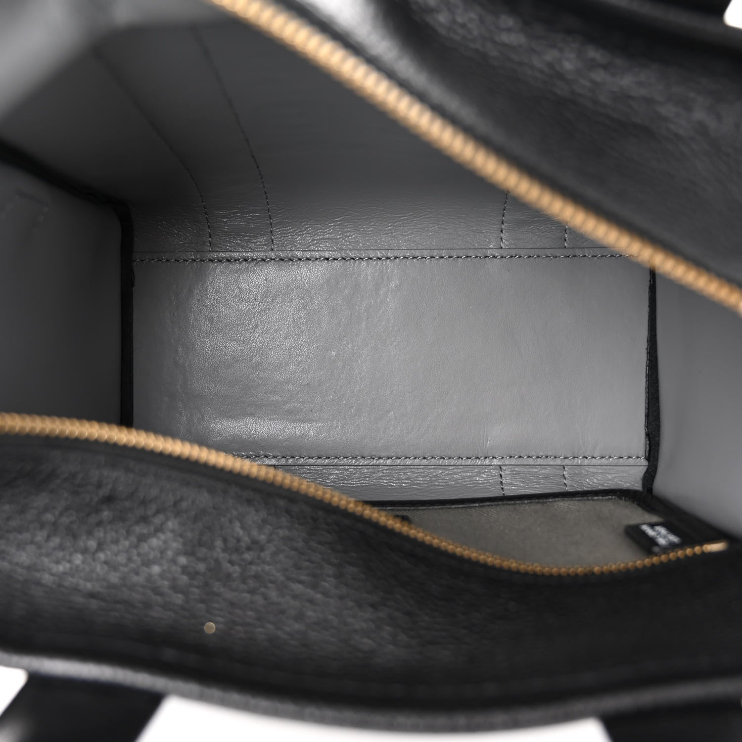 Marc Jacobs Grained Calfskin Micro The Tote Bag Black 5 of 10