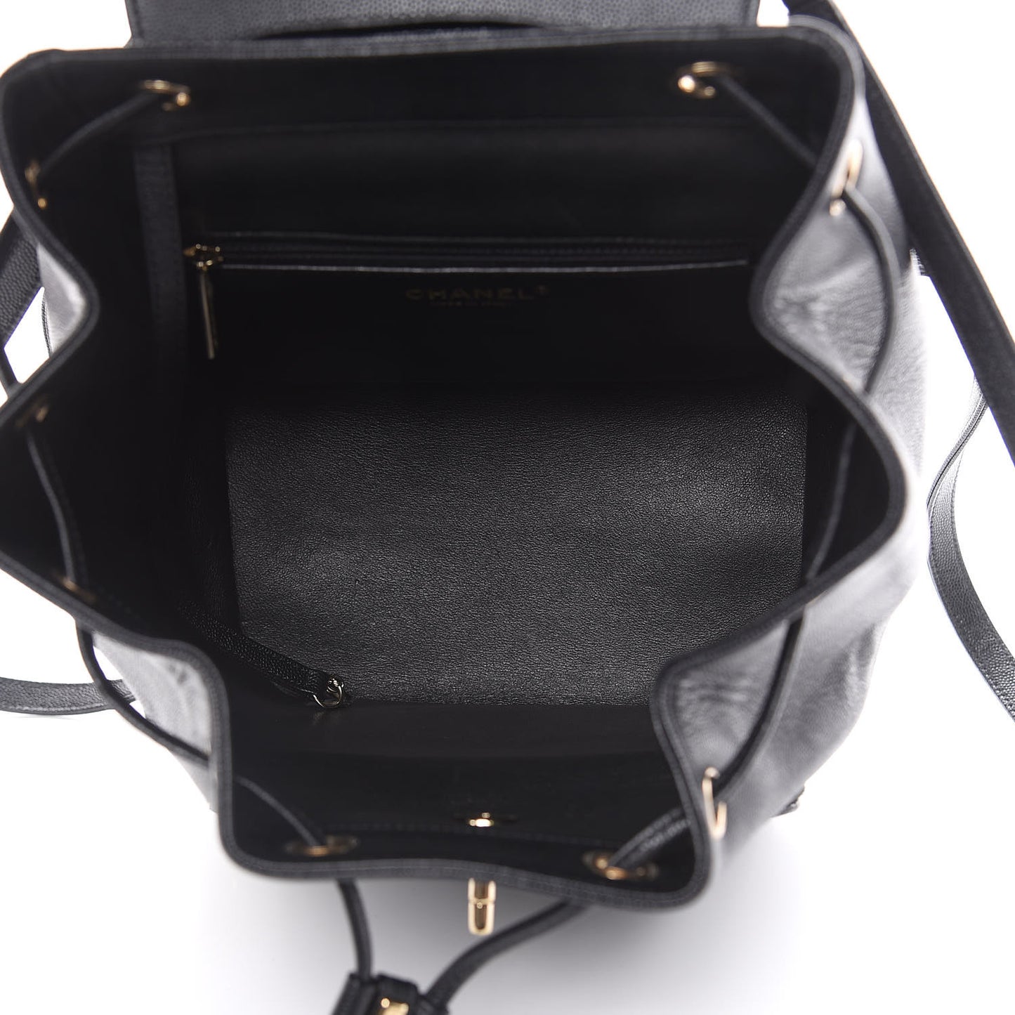 Caviar Quilted Business Affinity Backpack Black