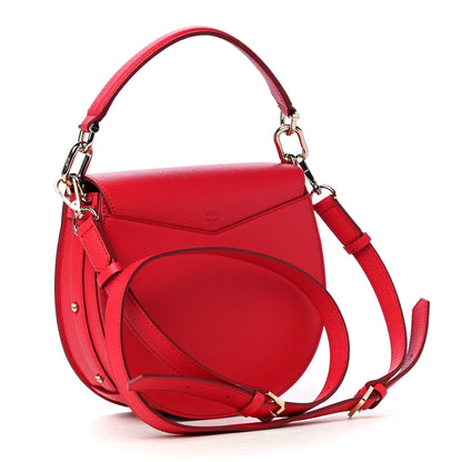MCM Calfskin Small Patricia Shoulder Bag Pink 2 of 4