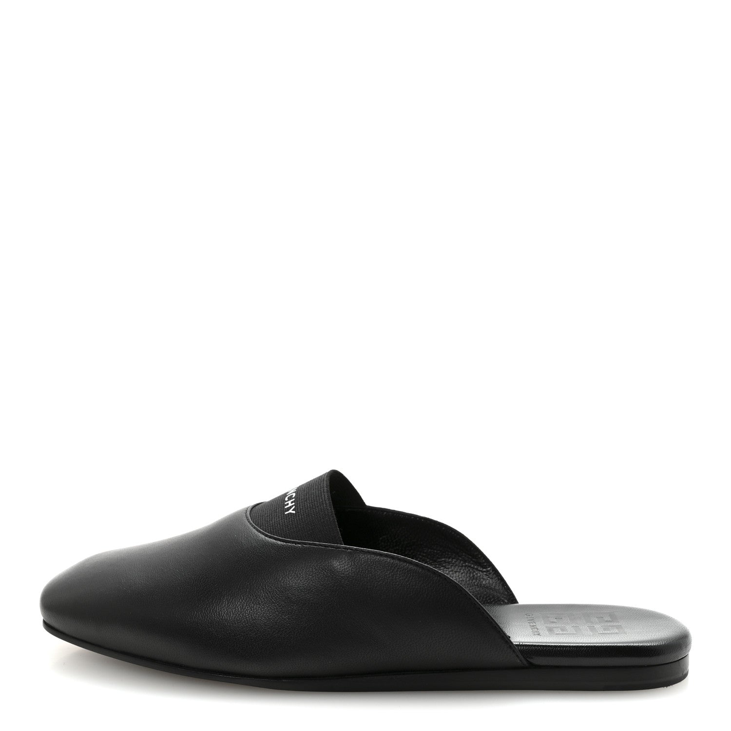 Givenchy Calfskin Dune Bedford Logo Mule Slides 35.5 Black 1 of 9