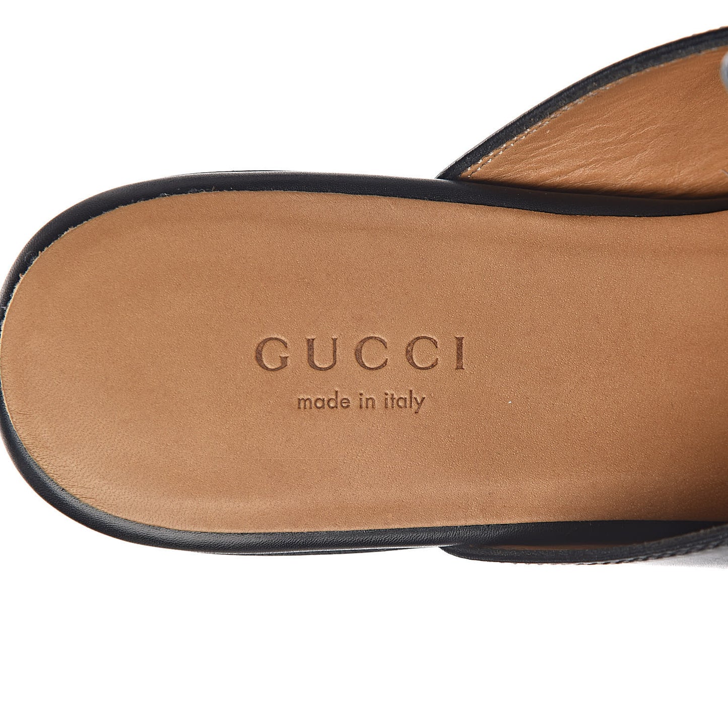 Calfskin Womens Princetown Slippers 36.5 Black