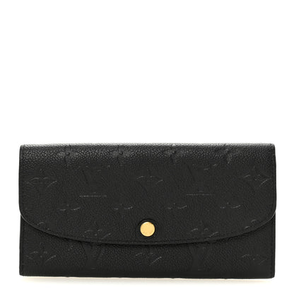 Louis Vuitton Empreinte Emilie Wallet Black Dune 1 of 11