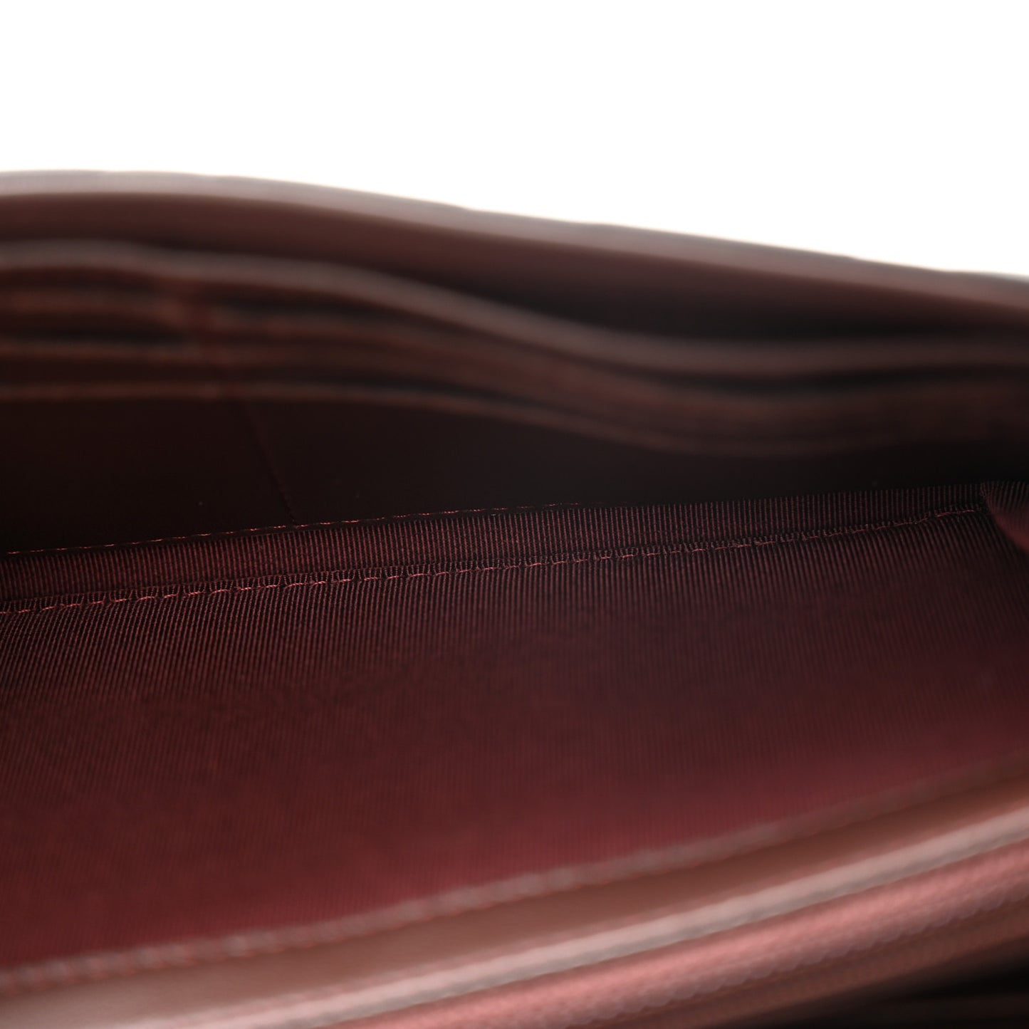 Lambskin Quilted Large Gusset Flap Wallet Black