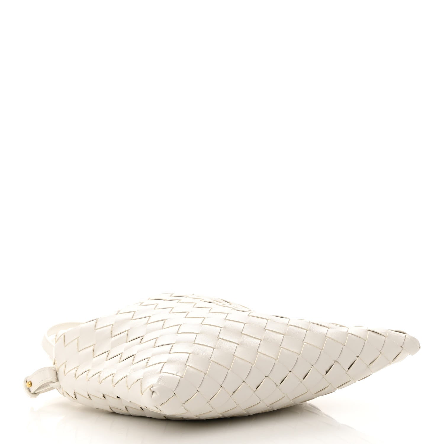 Bottega Veneta Calfskin Intrecciato Mini Hop White 4 of 10