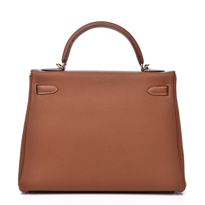 Hermes Togo Kelly Retourne 32 Gold 4 of 31