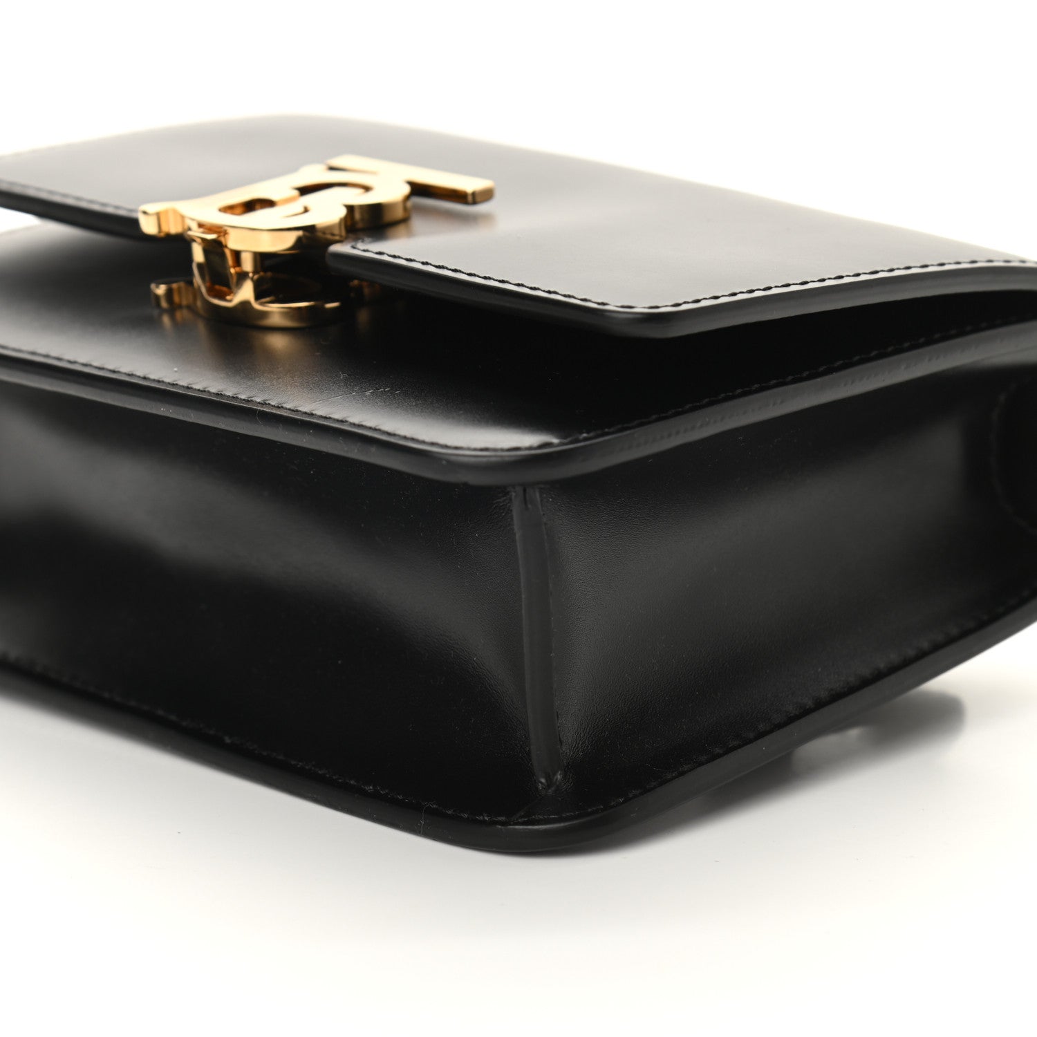 Burberry Calfskin TB Bum Bag Black 8 of 12