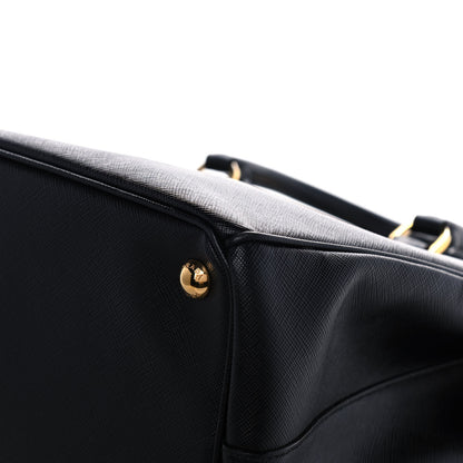 Prada Saffiano Medium Galleria Double Zip Tote Black 11 of 11